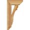 Ekena Millwork Olympic Slat Rough Sawn Bracket w/ Offset Brace, Western Red Cedar, 6"W x 14"D x 26"H BKT0604X14X26OLY06RWR - alternate 2